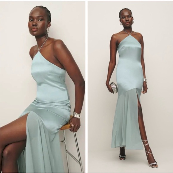 Reformation Dresses & Skirts - NWT  Reformation Tosca Silk dress in aquamarine